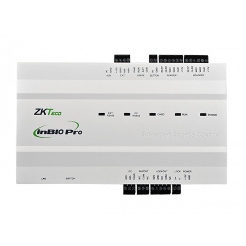 ZKTECO InBio160 Pro, сетевой контроллер на 1 дверь с поддержкой биометрии