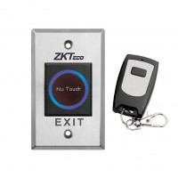 ZKTECO TLEB102-R, бесконтактная металлическая кнопка выхода c пультом RM-100