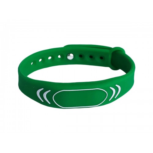RFID браслет доступа EM-Marine “SPORT” ЗЕЛЕНЫЙ, с застежкой
