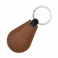 Перезаписываемый кожаный RFID брелок T5577 (PREMIUM) коричневый
