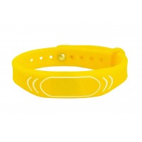 Перезаписываемый RFID браслет T5577 “SPORT” ЖЕЛТЫЙ (125 кГц)