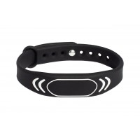 Перезаписываемый RFID браслет T5577 “SPORT” ЧЕРНЫЙ (125 кГц)
