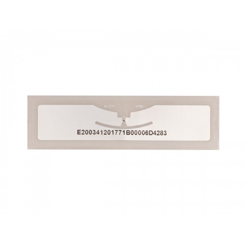 UHF RFID метка Windshield Tag (Higgs3) с номером, на лобовое стекло автомобиля